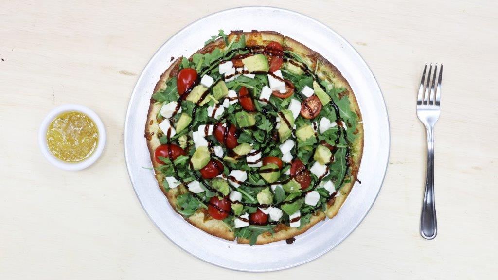 Arugula Pesto Pizza Salad image