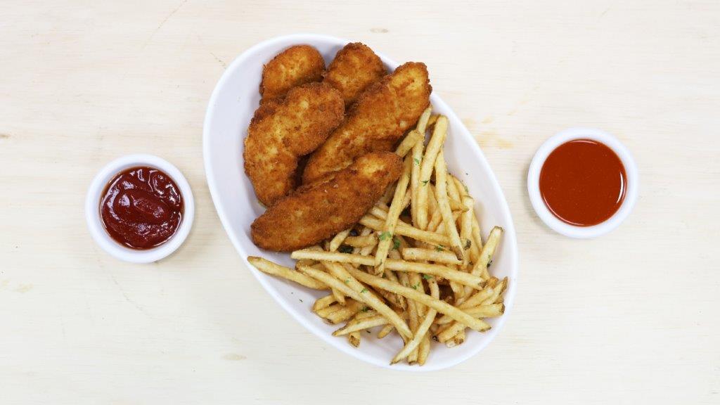 Chicken Strips with Fries image